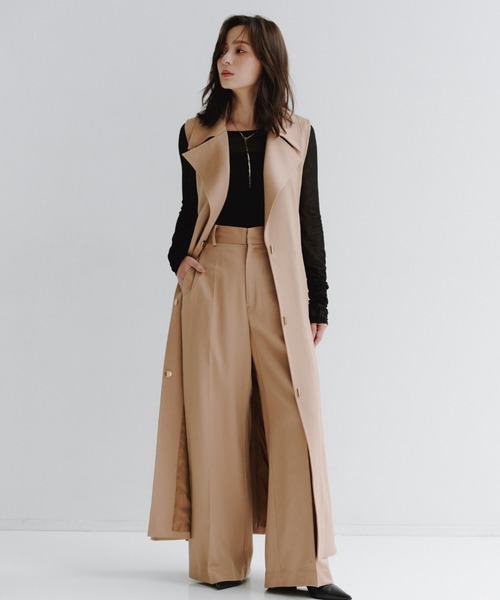 グロスウールロングジレ（その他アウター）｜anuans（アニュアンス）の