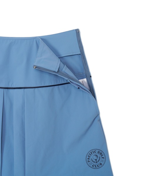 Pacific GOLF CLUB(パシフィックゴルフクラブ)の「FRONT PLEATS SKIRT(スカート・レディース・ブルー/ネイビー・S/M)」の11枚目の写真