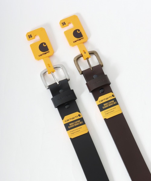 Carhartt（カーハート）の「carhartt（カーハート）BRIDLE LEATHER CLASSIC BUCKLE BELT/フルグレインブライドルレザークラシックバックルベルト メンズ（ベルト・メンズ・ブラウン/ブラック・36inch/34inch/38inch）」の13枚目の写真