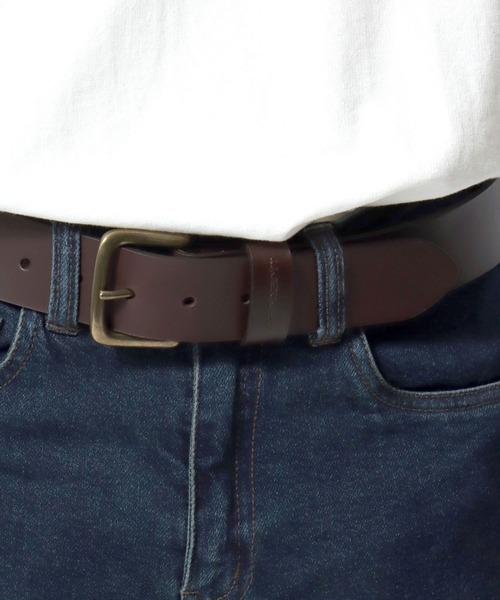 Carhartt（カーハート）の「carhartt（カーハート）BRIDLE LEATHER CLASSIC BUCKLE BELT/フルグレインブライドルレザークラシックバックルベルト メンズ（ベルト・メンズ・ブラウン/ブラック・36inch/34inch/38inch）」の16枚目の写真