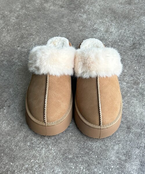 CPCM（シーピーシーエム）の「厚底ムートンシューズ（ブーツ・レディース・キャメル/ブラック/グレー・SMALL/MEDIUM/LARGE）」の12枚目の写真