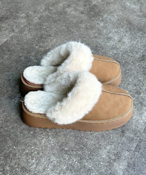 CPCM（シーピーシーエム）の「厚底ムートンシューズ（ブーツ・レディース・キャメル/ブラック/グレー・SMALL/MEDIUM/LARGE）」の15枚目の写真