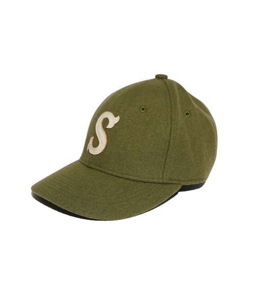 Subciety(サブサエティ)の「Felt logo cap(キャップ・メンズ・オリーブ/ブラック・FREE)」の8枚目の写真