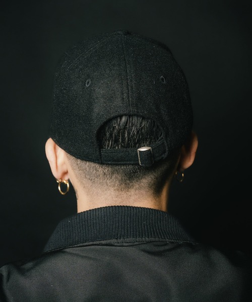 Subciety(サブサエティ)の「Felt logo cap(キャップ・メンズ・オリーブ/ブラック・FREE)」の12枚目の写真