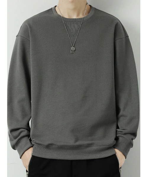 NO WAY（ノーウェイ）の「/BIGプルオーバー/（スウェット・メンズ・クリーム/ブラック/グレー・LARGE/MEDIUM）」の3枚目の写真