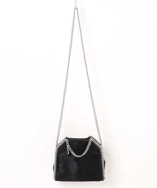 STELLA McCARTNEY（ステラマッカートニー）の「Falabella Tiny Tote Bag / ファラベラ タイニー トートバッグ（ショルダーバッグ・レディース・ブラック・ONE SIZE）」の5枚目の写真
