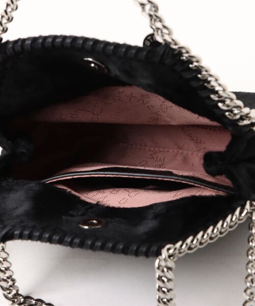 STELLA McCARTNEY（ステラマッカートニー）の「Falabella Tiny Tote Bag / ファラベラ タイニー トートバッグ（ショルダーバッグ・レディース・ブラック・ONE SIZE）」の3枚目の写真