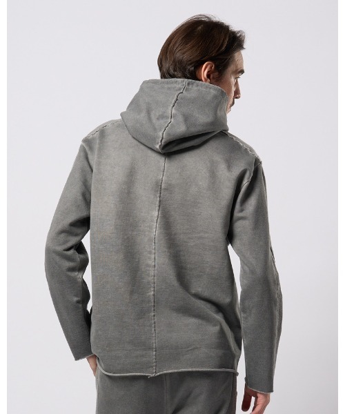 wjk（ダヴルジェイケイ）の「cut-off pull parker（パーカー・メンズ・ダークグレー/ライトグレー/ライトブルー・SMALL/MEDIUM/LARGE/X-LARGE）」の12枚目の写真