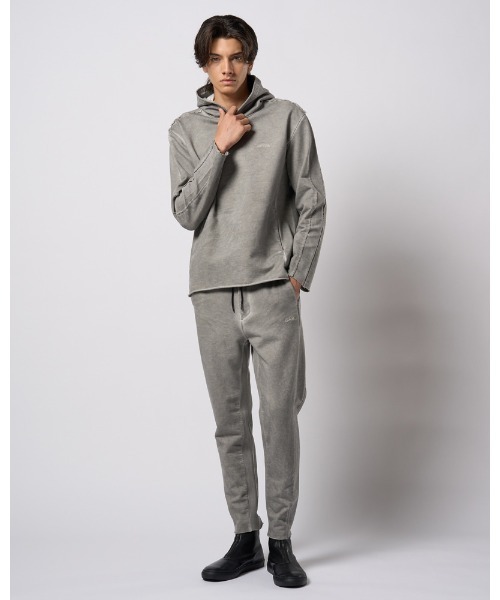 wjk（ダヴルジェイケイ）の「cut-off pull parker（パーカー・メンズ・ダークグレー/ライトグレー/ライトブルー・SMALL/MEDIUM/LARGE/X-LARGE）」の17枚目の写真