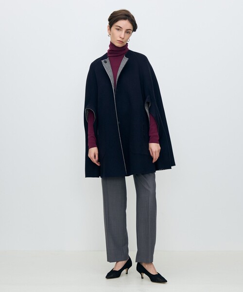 スーパーダブルフェイス リバーシブルマントコート（ポンチョ