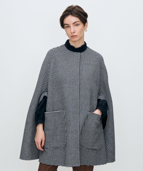 スーパーダブルフェイス リバーシブルマントコート（ポンチョ