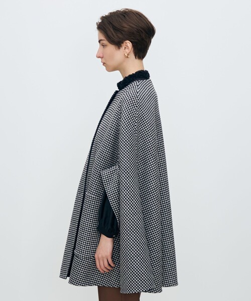 スーパーダブルフェイス リバーシブルマントコート（ポンチョ