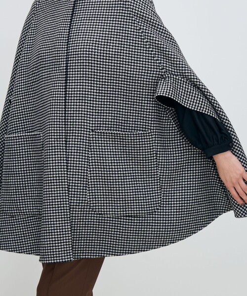 スーパーダブルフェイス リバーシブルマントコート（ポンチョ