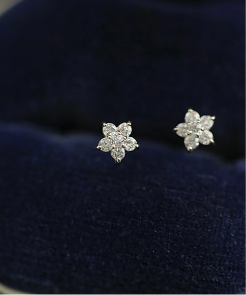 Burner(バーナー)の「【blatto 925silver】シルバー925 フラワーモチーフ デザインピアス esm-pierce-1-10【RBTS】(ピアス(両耳用)・レディース・ゴールド/シルバー・FREE)」の5枚目の写真