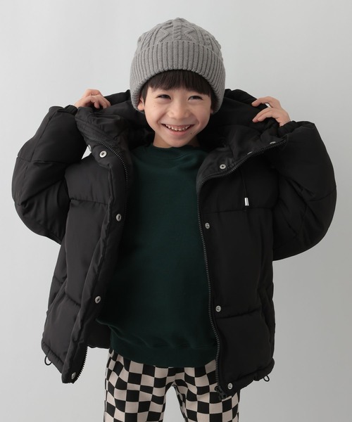 FOUND GOOD(ファウンドグッド)の「B/中綿ブルゾン(ブルゾン・キッズ・アイボリー/ブラック・120cm/140cm/130cm/150cm)」の22枚目の写真