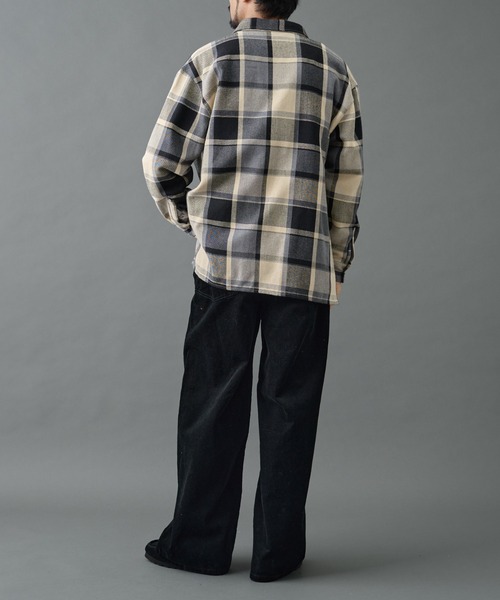 COLONY 2139（コロニートゥーワンスリーナイン）の「チェックオーバーシャツジャケット（シャツ/ブラウス・メンズ・ブラック/グレー・MEDIUM/LARGE）」の16枚目の写真