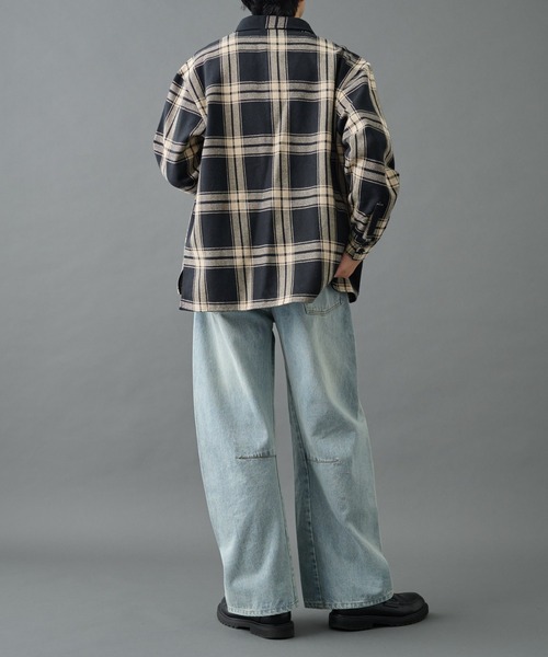 COLONY 2139（コロニートゥーワンスリーナイン）の「チェックオーバーシャツジャケット（シャツ/ブラウス・メンズ・ブラック/グレー・MEDIUM/LARGE）」の12枚目の写真