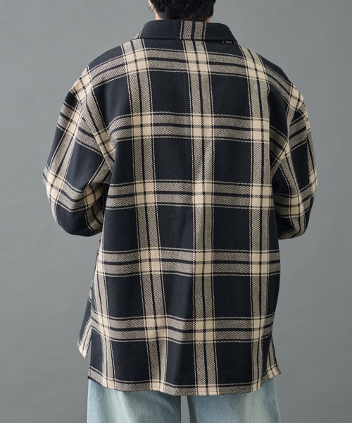 COLONY 2139（コロニートゥーワンスリーナイン）の「チェックオーバーシャツジャケット（シャツ/ブラウス・メンズ・ブラック/グレー・MEDIUM/LARGE）」の4枚目の写真