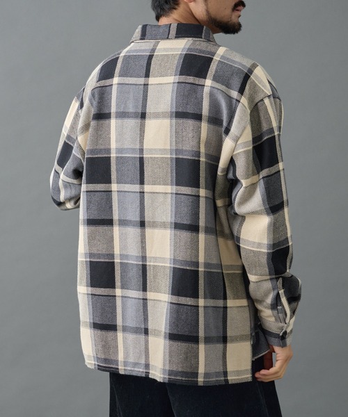 COLONY 2139（コロニートゥーワンスリーナイン）の「チェックオーバーシャツジャケット（シャツ/ブラウス・メンズ・ブラック/グレー・MEDIUM/LARGE）」の8枚目の写真