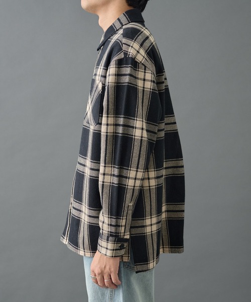 COLONY 2139（コロニートゥーワンスリーナイン）の「チェックオーバーシャツジャケット（シャツ/ブラウス・メンズ・ブラック/グレー・MEDIUM/LARGE）」の19枚目の写真