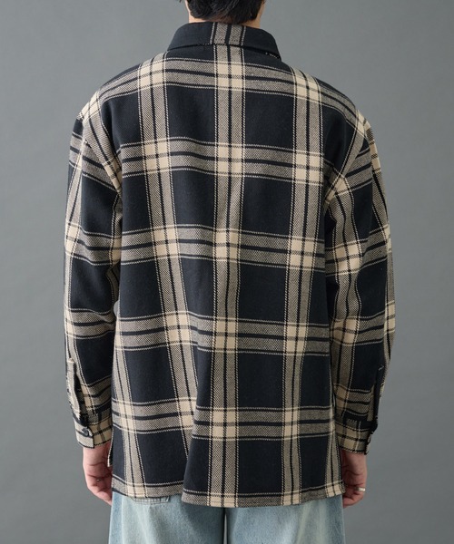 COLONY 2139（コロニートゥーワンスリーナイン）の「チェックオーバーシャツジャケット（シャツ/ブラウス・メンズ・ブラック/グレー・MEDIUM/LARGE）」の20枚目の写真