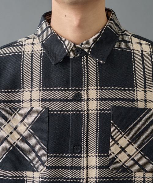 COLONY 2139（コロニートゥーワンスリーナイン）の「チェックオーバーシャツジャケット（シャツ/ブラウス・メンズ・ブラック/グレー・MEDIUM/LARGE）」の21枚目の写真