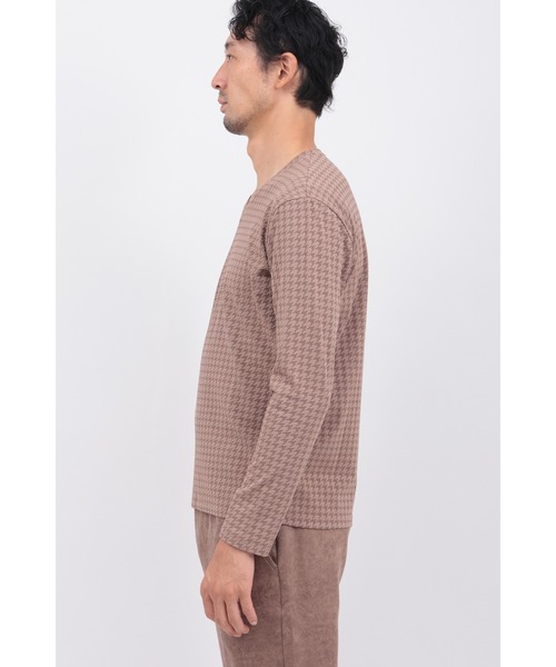 HIGH STREET(ハイストリート)の「チドーロJQナガソデVネック(Tシャツ/カットソー・メンズ・ホワイト/ベージュ/チャコールグレー/ブラック・LARGE/LL/MEDIUM)」の10枚目の写真