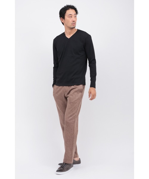HIGH STREET(ハイストリート)の「チドーロJQナガソデVネック(Tシャツ/カットソー・メンズ・ホワイト/ベージュ/チャコールグレー/ブラック・LARGE/LL/MEDIUM)」の13枚目の写真