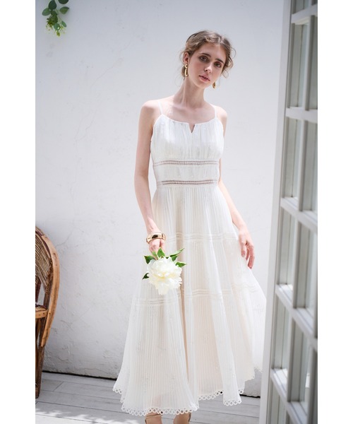 Dolce Vita Pleated Dress エンブロイダリープリーツドレス