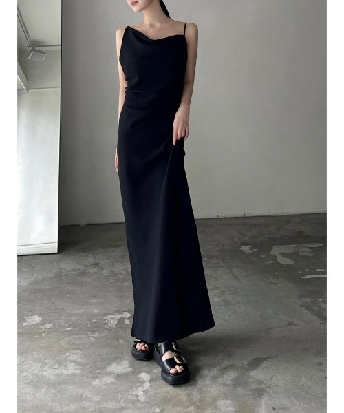 asymmetry drape cami dress（ドレス）｜celon（セロン）の