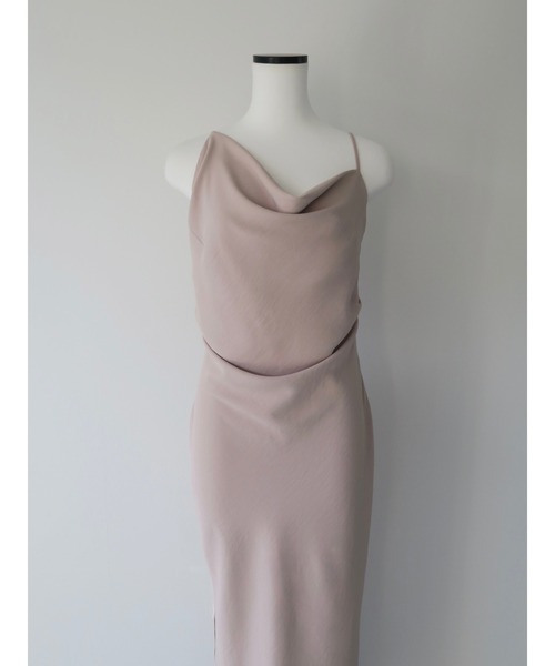 celon（セロン）の「asymmetry drape cami dress（ドレス）」 - WEAR