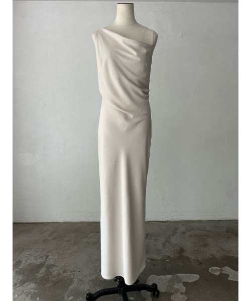 ワンピース velour asymmetry drape cami dress asymmetry drape cami dress – célon