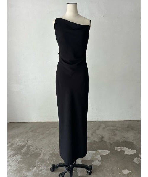 asymmetry drape cami dress 【公式通販】