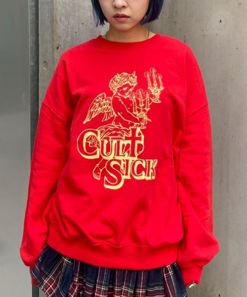 Candy Stripper（キャンディストリッパー）の「CULT SICK スウェット（スウェット・レディース・ブラック/レッド/オフホワイト・FREE）」の3枚目の写真