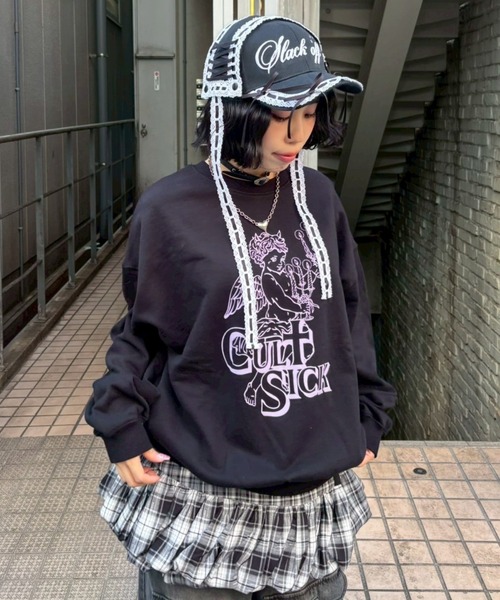 Candy Stripper（キャンディストリッパー）の「CULT SICK スウェット（スウェット・レディース・ブラック/レッド/オフホワイト・FREE）」の15枚目の写真