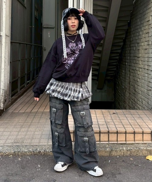 Candy Stripper（キャンディストリッパー）の「CULT SICK スウェット（スウェット・レディース・ブラック/レッド/オフホワイト・FREE）」の16枚目の写真