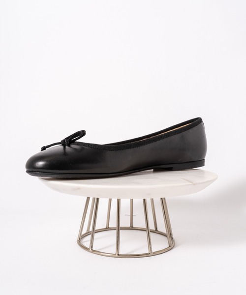 FABIO RUSCONI（ファビオルスコーニ）の「【FABIO RUSCONI/ファビオルスコーニ】バレエシューズ レザー ラウンドトゥ リボン フラット イタリア製（バレエシューズ・レディース・シルバー/グレイッシュベージュ/ブラック系その他2/ブラック/ブラウン/ゴールド/ブラック系その他・38/36/37/39）」の11枚目の写真