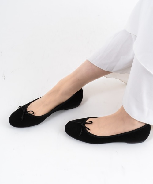 FABIO RUSCONI（ファビオルスコーニ）の「【FABIO RUSCONI/ファビオルスコーニ】バレエシューズ レザー ラウンドトゥ リボン フラット イタリア製（バレエシューズ・レディース・シルバー/グレイッシュベージュ/ブラック系その他2/ブラック/ブラウン/ゴールド/ブラック系その他・38/36/37/39）」の9枚目の写真