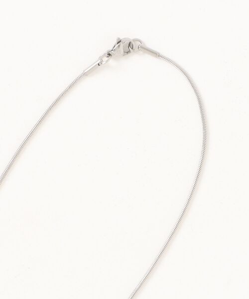 VIBGYOR（ヴィブジョー）の「【IZU】 シルバーミニマルネックレス（ネックレス・メンズ・シルバー・FREE）」の8枚目の写真