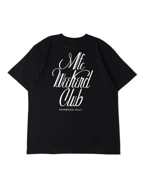 MFC STORE（エムエフシーストア）の「MFC STORE WEEKEND CLUB LOGO S/S TEE（Tシャツ/カットソー・メンズ・ブラック/ダークブラウン/ホワイト・XXL/XL/L/M/S）」の2枚目の写真