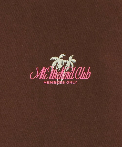 MFC STORE（エムエフシーストア）の「MFC STORE WEEKEND CLUB LOGO S/S TEE（Tシャツ/カットソー・メンズ・ブラック/ダークブラウン/ホワイト・XXL/XL/L/M/S）」の6枚目の写真
