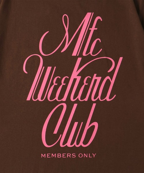 MFC STORE（エムエフシーストア）の「MFC STORE WEEKEND CLUB LOGO S/S TEE（Tシャツ/カットソー・メンズ・ブラック/ダークブラウン/ホワイト・XXL/XL/L/M/S）」の7枚目の写真