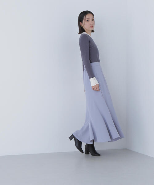 NATURAL BEAUTY BASIC(ナチュラルビューティーベーシック)の「◇【CLASSY.掲載】襟付ベーシックリブニット(ニット/セーター・レディース・ベージュ系その他/ブラック系その他/グレー系その他・FREE)」の18枚目の写真