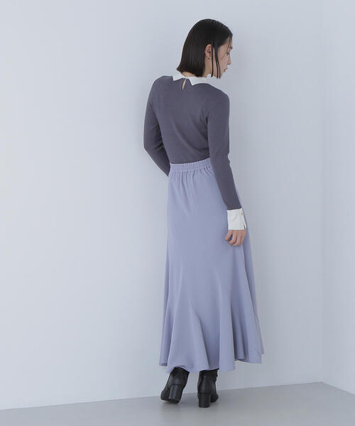 NATURAL BEAUTY BASIC(ナチュラルビューティーベーシック)の「◇【CLASSY.掲載】襟付ベーシックリブニット(ニット/セーター・レディース・ベージュ系その他/ブラック系その他/グレー系その他・FREE)」の22枚目の写真