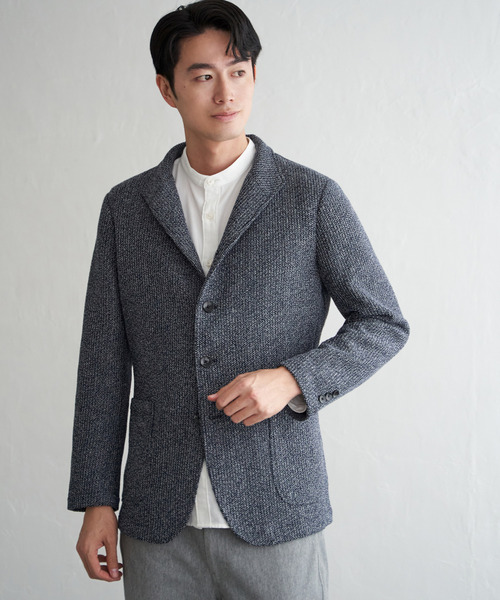 ikka（イッカ）の「GOKU楽ワークラッセルスタンドジャケット（カバーオール・メンズ・グレー/ネイビー・M/L/XL/S）」の8枚目の写真