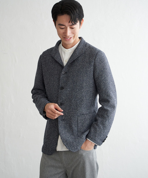 ikka（イッカ）の「GOKU楽ワークラッセルスタンドジャケット（カバーオール・メンズ・グレー/ネイビー・M/L/XL/S）」の11枚目の写真