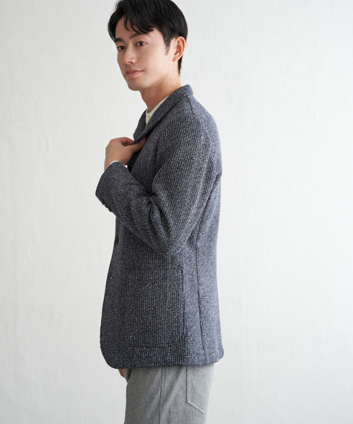 ikka（イッカ）の「GOKU楽ワークラッセルスタンドジャケット（カバーオール・メンズ・グレー/ネイビー・M/L/XL/S）」の12枚目の写真