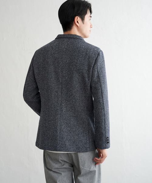 ikka（イッカ）の「GOKU楽ワークラッセルスタンドジャケット（カバーオール・メンズ・グレー/ネイビー・M/L/XL/S）」の13枚目の写真