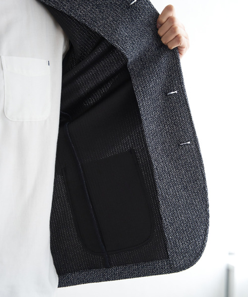 ikka（イッカ）の「GOKU楽ワークラッセルスタンドジャケット（カバーオール・メンズ・グレー/ネイビー・M/L/XL/S）」の22枚目の写真