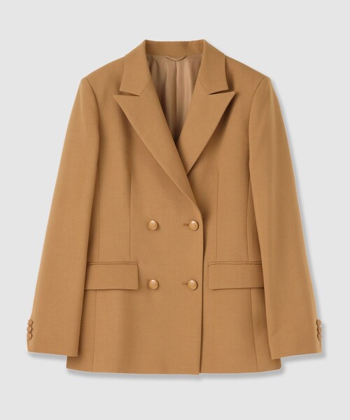 ANAYI(アナイ)の「【セットアップ対応商品】マットクロスピークドラペル ジャケット(テーラードジャケット・レディース・ブラック/ブラウン/キャメル・38/36)」の10枚目の写真